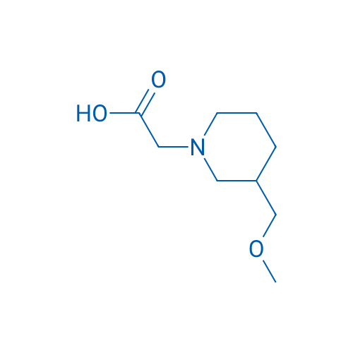 2-(3-(Methoxymethyl)piperidin-1-yl)acetic acid 250mg