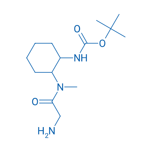 tert-Butyl (2-(2-amino-N-methylacetamido)cyclohexyl)carbamate 1g