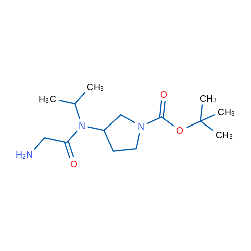 tert-Butyl 3-(2-amino-N-isopropylacetamido)pyrrolidine-1-carboxylate 1g