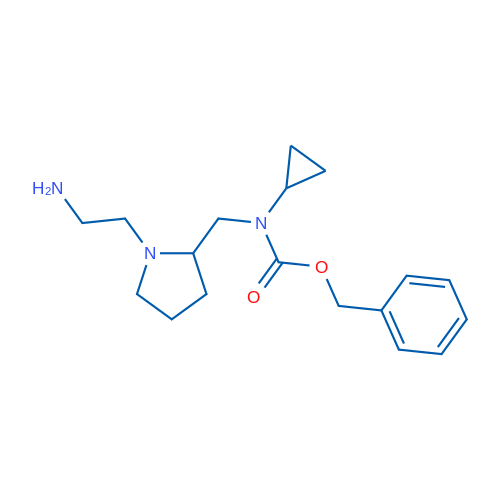 Benzyl ((1-(2-aminoethyl)pyrrolidin-2-yl)methyl)(cyclopropyl)carbamate 1g