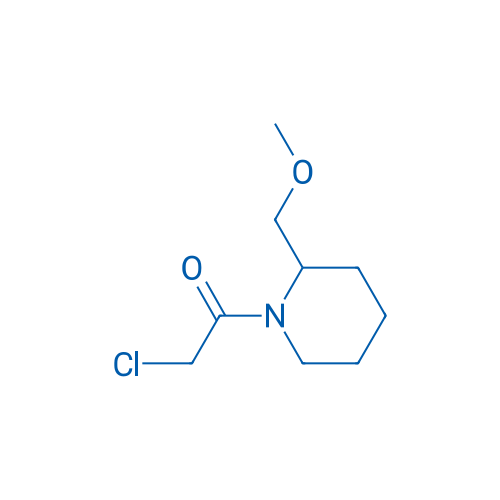 2-Chloro-1-(2-(methoxymethyl)piperidin-1-yl)ethanone 250mg