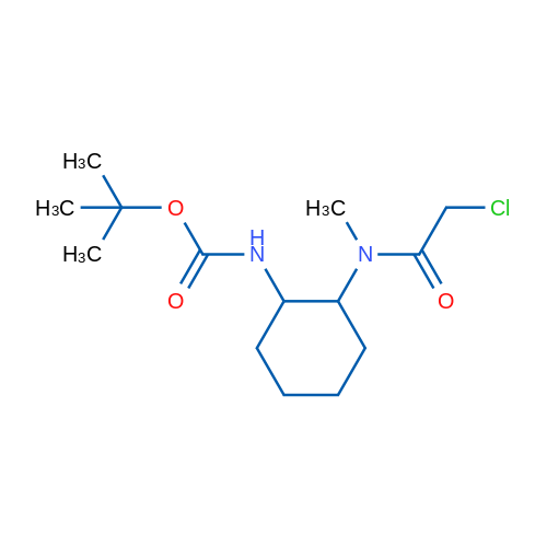 tert-Butyl (2-(2-chloro-N-methylacetamido)cyclohexyl)carbamate 1g