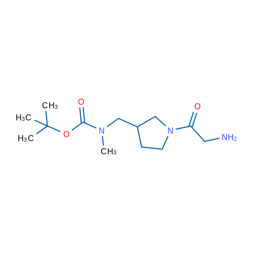 tert-Butyl ((1-(2-aminoacetyl)pyrrolidin-3-yl)methyl)(methyl)carbamate 1g