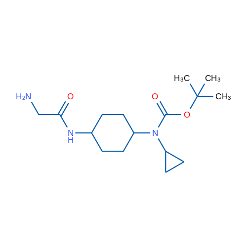 tert-Butyl (4-(2-aminoacetamido)cyclohexyl)(cyclopropyl)carbamate 1g