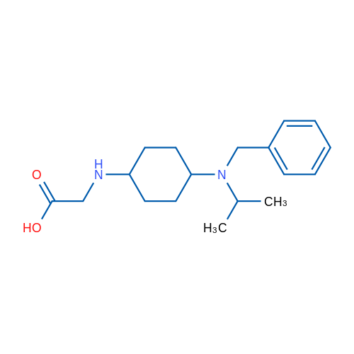 2-((4-(Benzyl(isopropyl)amino)cyclohexyl)amino)acetic acid 1g