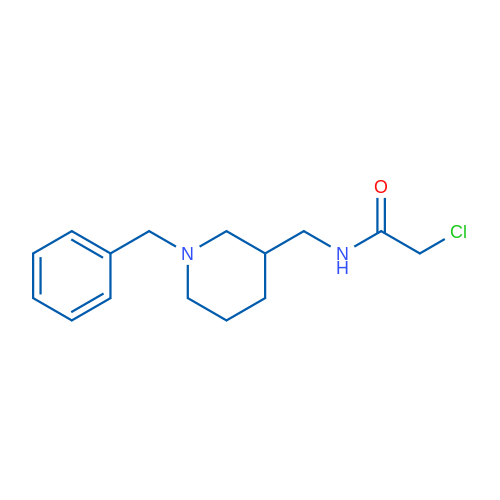 N-((1-Benzylpiperidin-3-yl)methyl)-2-chloroacetamide 1g