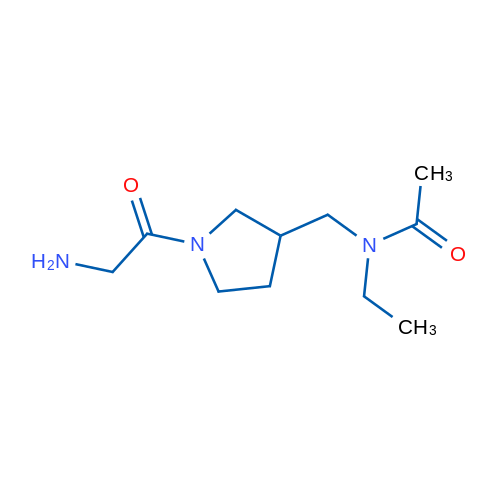 N-((1-(2-Aminoacetyl)pyrrolidin-3-yl)methyl)-N-ethylacetamide 1g