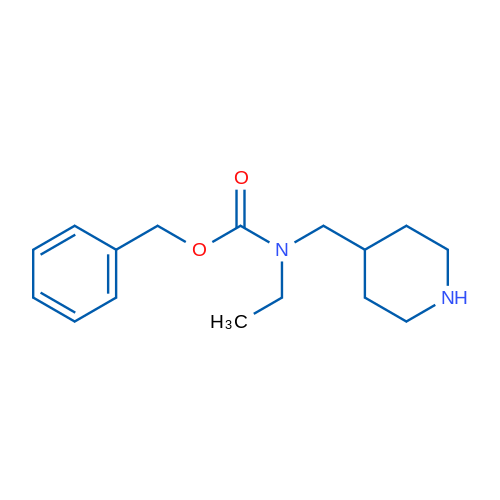 Benzyl ethyl(piperidin-4-ylmethyl)carbamate 1g
