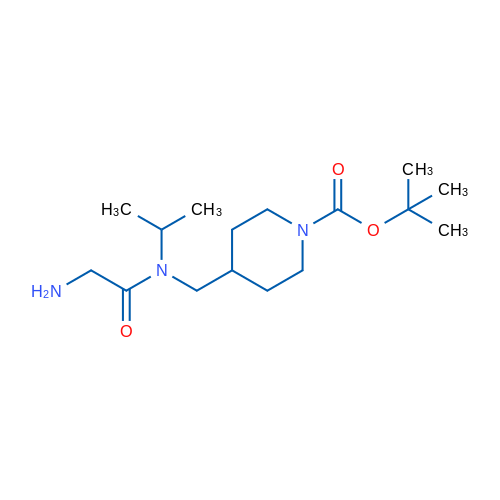 tert-Butyl 4-((2-amino-N-isopropylacetamido)methyl)piperidine-1-carboxylate 1g