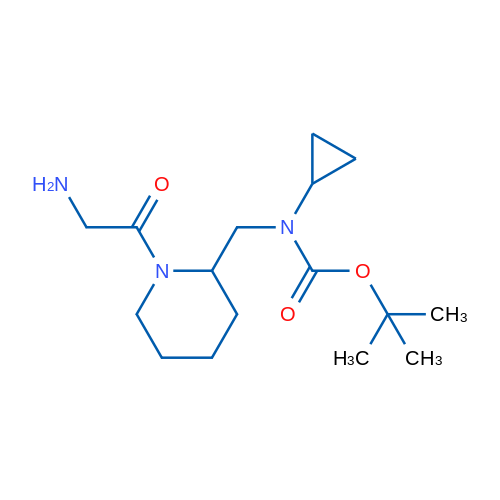 tert-Butyl ((1-(2-aminoacetyl)piperidin-2-yl)methyl)(cyclopropyl)carbamate 1g