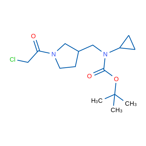 tert-Butyl ((1-(2-chloroacetyl)pyrrolidin-3-yl)methyl)(cyclopropyl)carbamate 1g