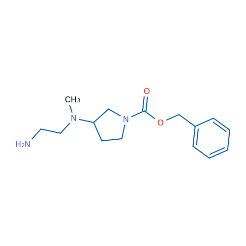 Benzyl 3-((2-aminoethyl)(methyl)amino)pyrrolidine-1-carboxylate 1g