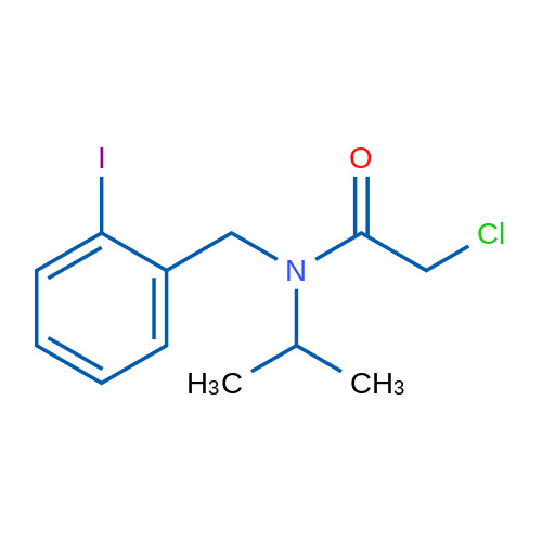 2-Chloro-N-(2-iodobenzyl)-N-isopropylacetamide 1g