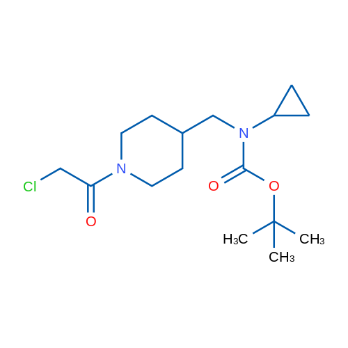 tert-Butyl ((1-(2-chloroacetyl)piperidin-4-yl)methyl)(cyclopropyl)carbamate 1g