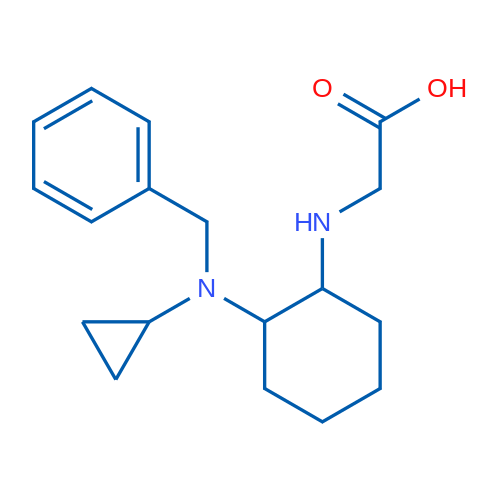 2-((2-(Benzyl(cyclopropyl)amino)cyclohexyl)amino)acetic acid 1g