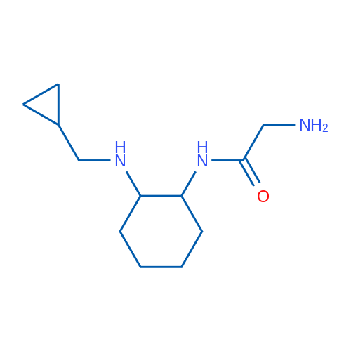 2-Amino-N-(2-((cyclopropylmethyl)amino)cyclohexyl)acetamide 1g