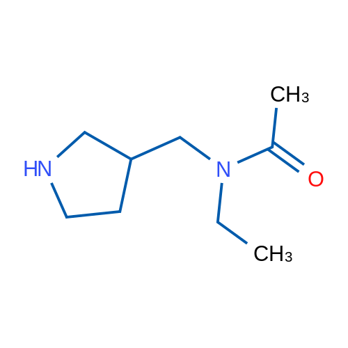 N-Ethyl-N-(pyrrolidin-3-ylmethyl)acetamide 1g