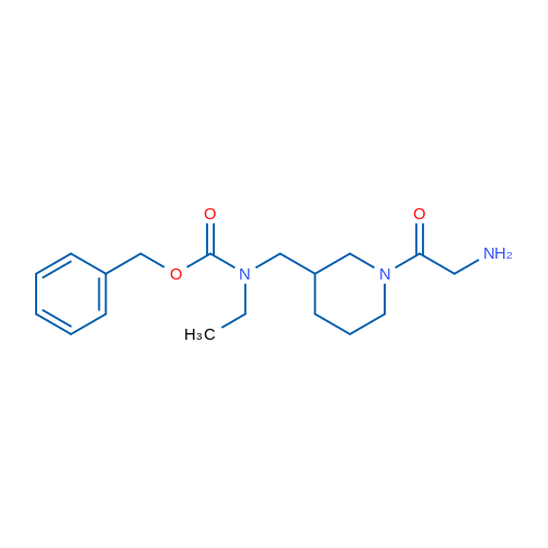 Benzyl ((1-(2-aminoacetyl)piperidin-3-yl)methyl)(ethyl)carbamate 1g