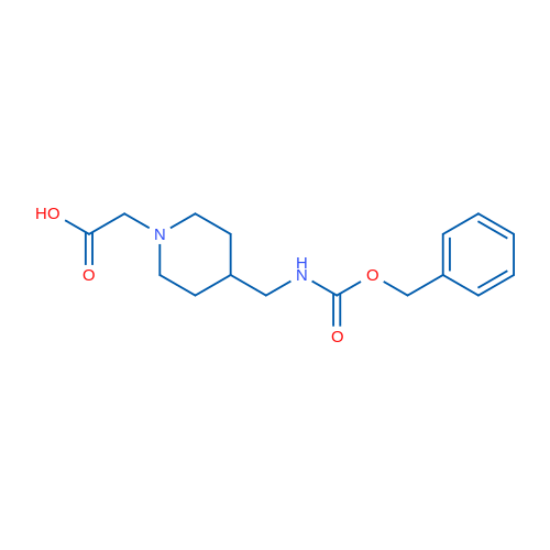 2-(4-((((Benzyloxy)carbonyl)amino)methyl)piperidin-1-yl)acetic acid 1g