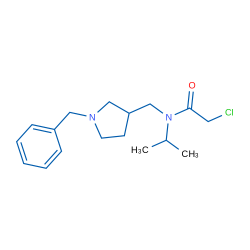 N-((1-Benzylpyrrolidin-3-yl)methyl)-2-chloro-N-isopropylacetamide 1g