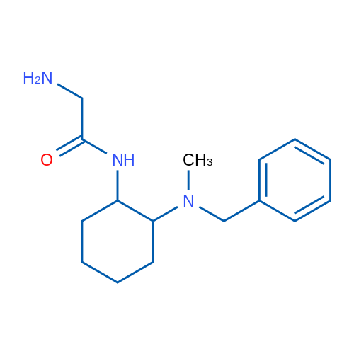 2-Amino-N-(2-(benzyl(methyl)amino)cyclohexyl)acetamide 1g
