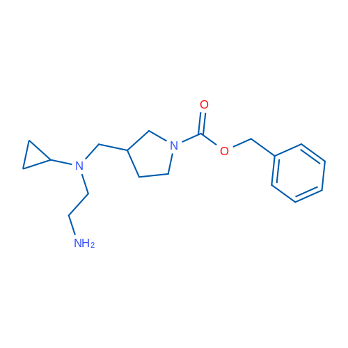 Benzyl 3-(((2-aminoethyl)(cyclopropyl)amino)methyl)pyrrolidine-1-carboxylate 1g