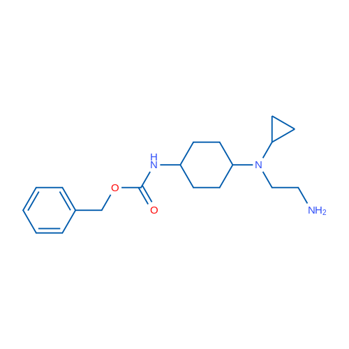 Benzyl (4-((2-aminoethyl)(cyclopropyl)amino)cyclohexyl)carbamate 1g