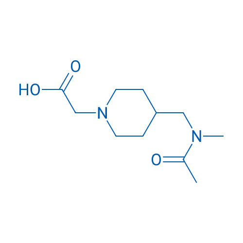 2-(4-((N-Methylacetamido)methyl)piperidin-1-yl)acetic acid 1g