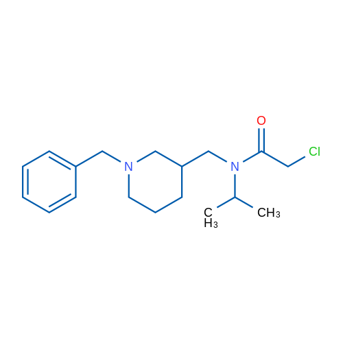 N-((1-Benzylpiperidin-3-yl)methyl)-2-chloro-N-isopropylacetamide 1g