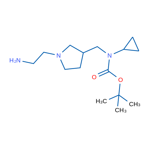 tert-Butyl ((1-(2-aminoethyl)pyrrolidin-3-yl)methyl)(cyclopropyl)carbamate 1g