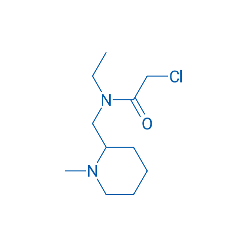 2-Chloro-N-ethyl-N-((1-methylpiperidin-2-yl)methyl)acetamide 1g