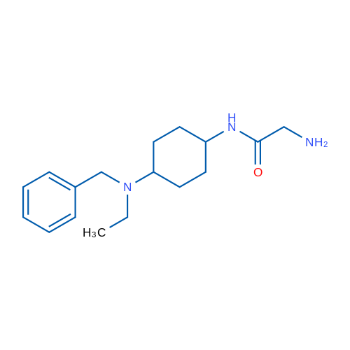 2-Amino-N-(4-(benzyl(ethyl)amino)cyclohexyl)acetamide 1g
