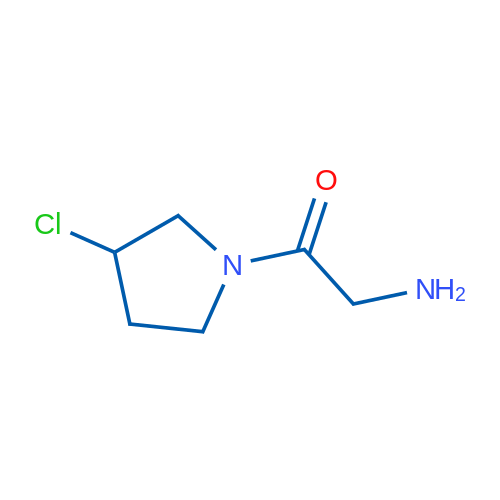 2-Amino-1-(3-chloropyrrolidin-1-yl)ethanone 250mg