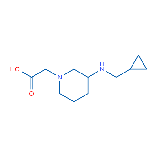 2-(3-((Cyclopropylmethyl)amino)piperidin-1-yl)acetic acid 1g