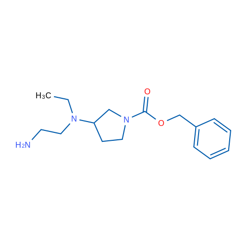 Benzyl 3-((2-aminoethyl)(ethyl)amino)pyrrolidine-1-carboxylate 1g
