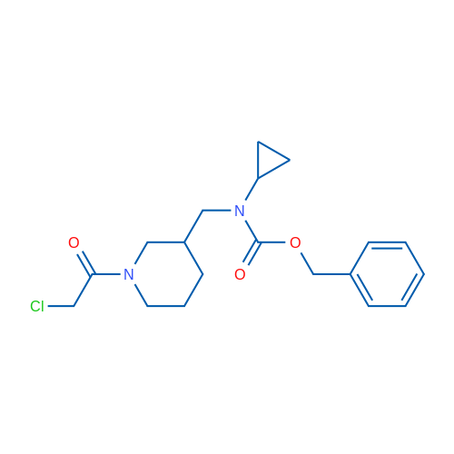 Benzyl ((1-(2-chloroacetyl)piperidin-3-yl)methyl)(cyclopropyl)carbamate 1g