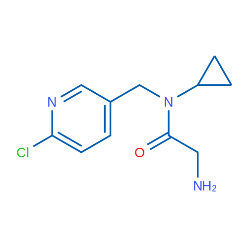 2-Amino-N-((6-chloropyridin-3-yl)methyl)-N-cyclopropylacetamide 1g