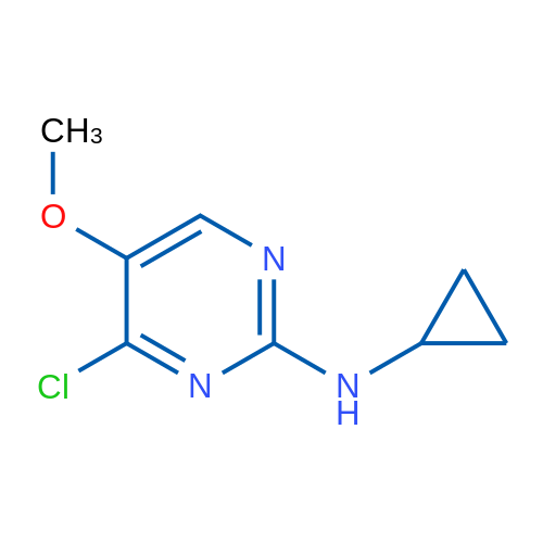 4-Chloro-N-cyclopropyl-5-methoxypyrimidin-2-amine 1g