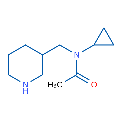 N-Cyclopropyl-N-(piperidin-3-ylmethyl)acetamide 1g