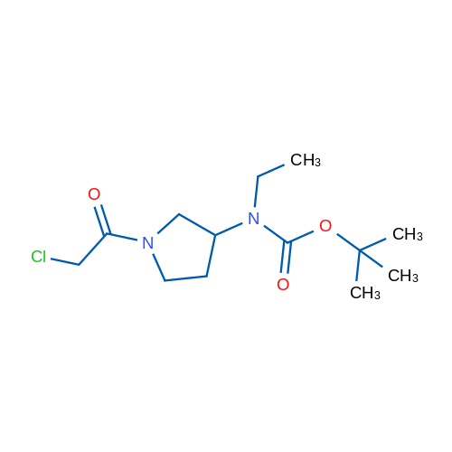tert-Butyl (1-(2-chloroacetyl)pyrrolidin-3-yl)(ethyl)carbamate 1g