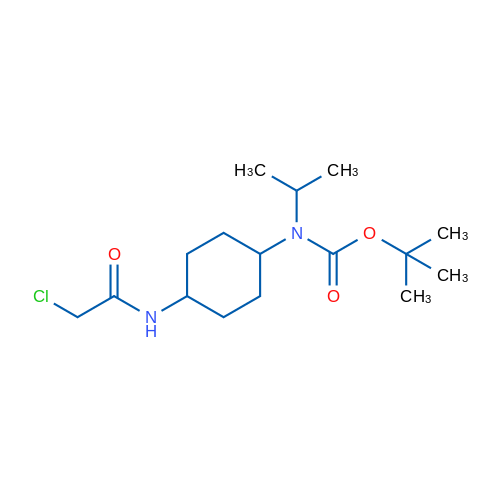 tert-Butyl (4-(2-chloroacetamido)cyclohexyl)(isopropyl)carbamate 1g