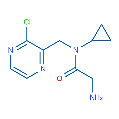2-Amino-N-((3-chloropyrazin-2-yl)methyl)-N-cyclopropylacetamide 1g