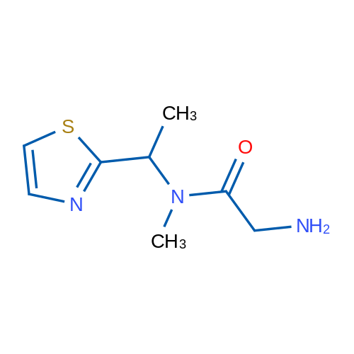 2-Amino-N-methyl-N-(1-(thiazol-2-yl)ethyl)acetamide 1g