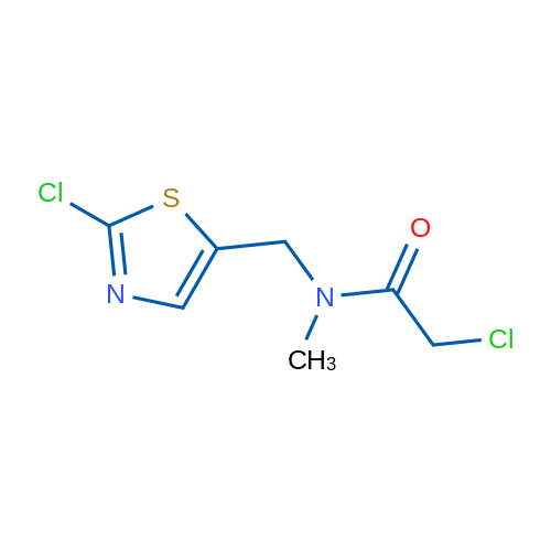 2-Chloro-N-((2-chlorothiazol-5-yl)methyl)-N-methylacetamide 1g
