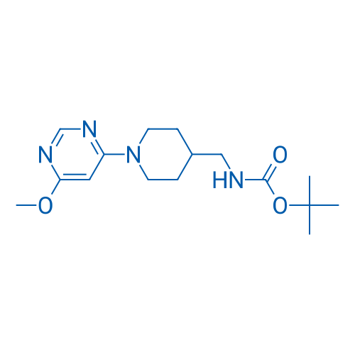 tert-Butyl ((1-(6-methoxypyrimidin-4-yl)piperidin-4-yl)methyl)carbamate 1g