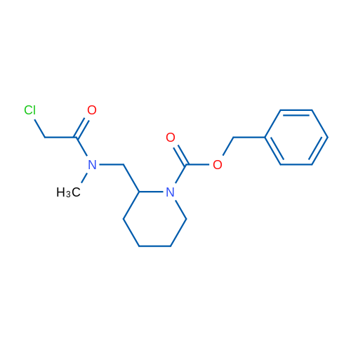 Benzyl 2-((2-chloro-N-methylacetamido)methyl)piperidine-1-carboxylate 1g
