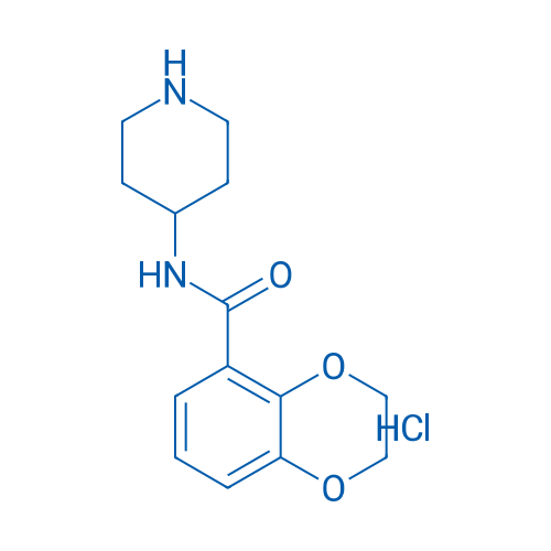 N-(Piperidin-4-yl)-2,3-dihydrobenzo[b][1,4]dioxine-5-carboxamide hydrochloride 100mg
