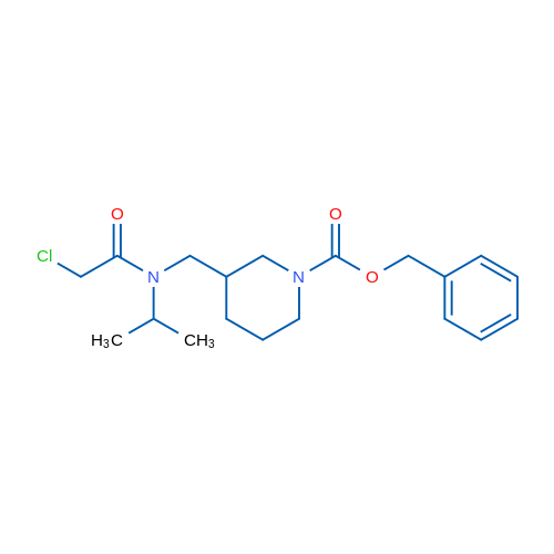 Benzyl 3-((2-chloro-N-isopropylacetamido)methyl)piperidine-1-carboxylate 1g