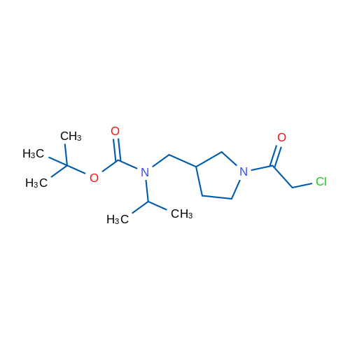 tert-Butyl ((1-(2-chloroacetyl)pyrrolidin-3-yl)methyl)(isopropyl)carbamate 1g