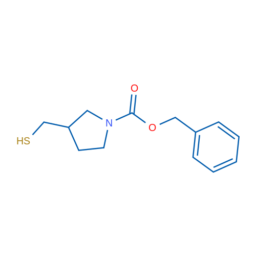 Benzyl 3-(mercaptomethyl)pyrrolidine-1-carboxylate 1g